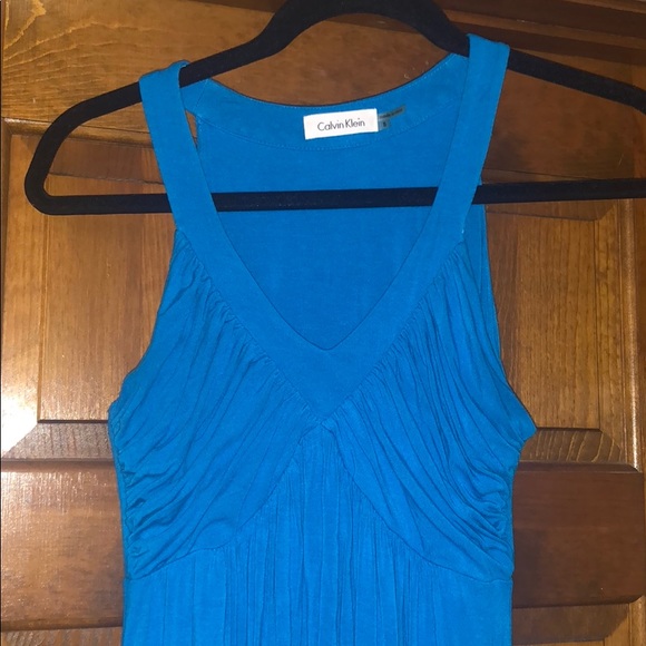 Calvin Klein cobalt blue stretchy sundress, size 8 - Picture 2 of 6